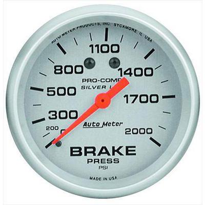 Auto Meter Silver Brake Pressure Gauge - 4626